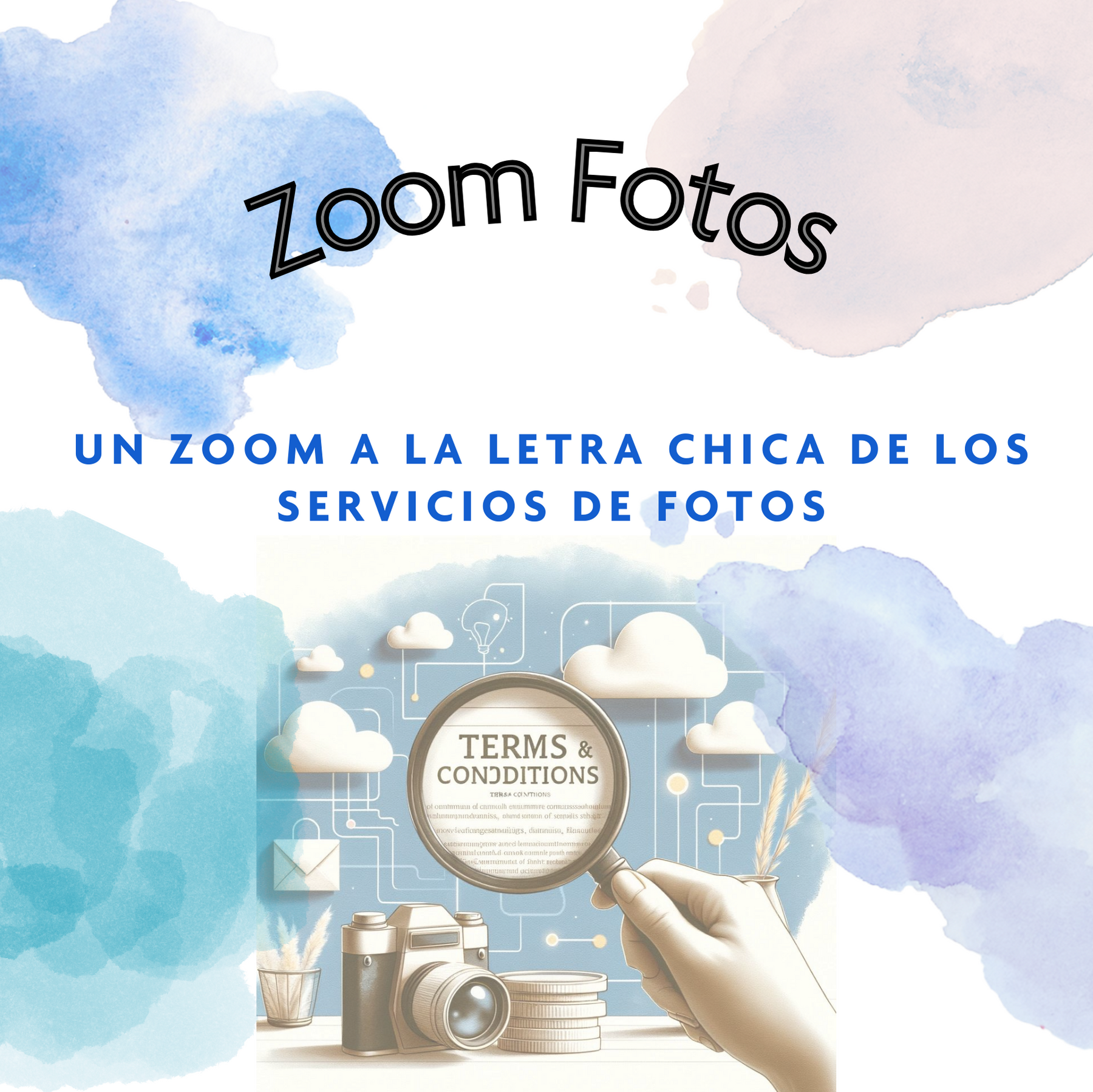 Un zoom a la letra chica de las webs de fotos