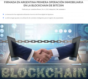 Firma electrónica y procesos inmobiliarios en Argentina