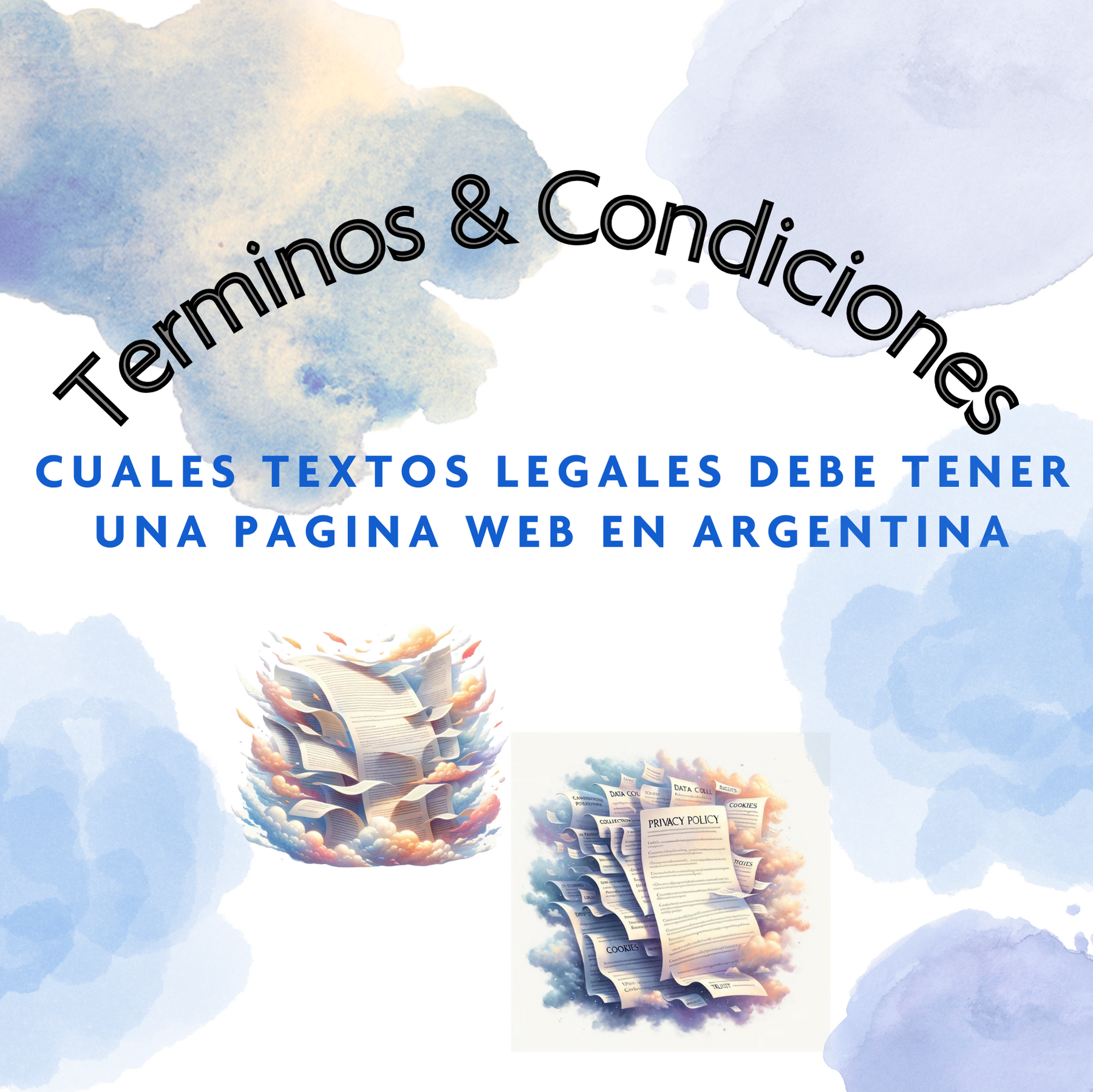 ¿Cuáles textos legales debe tener una página web Argentina?