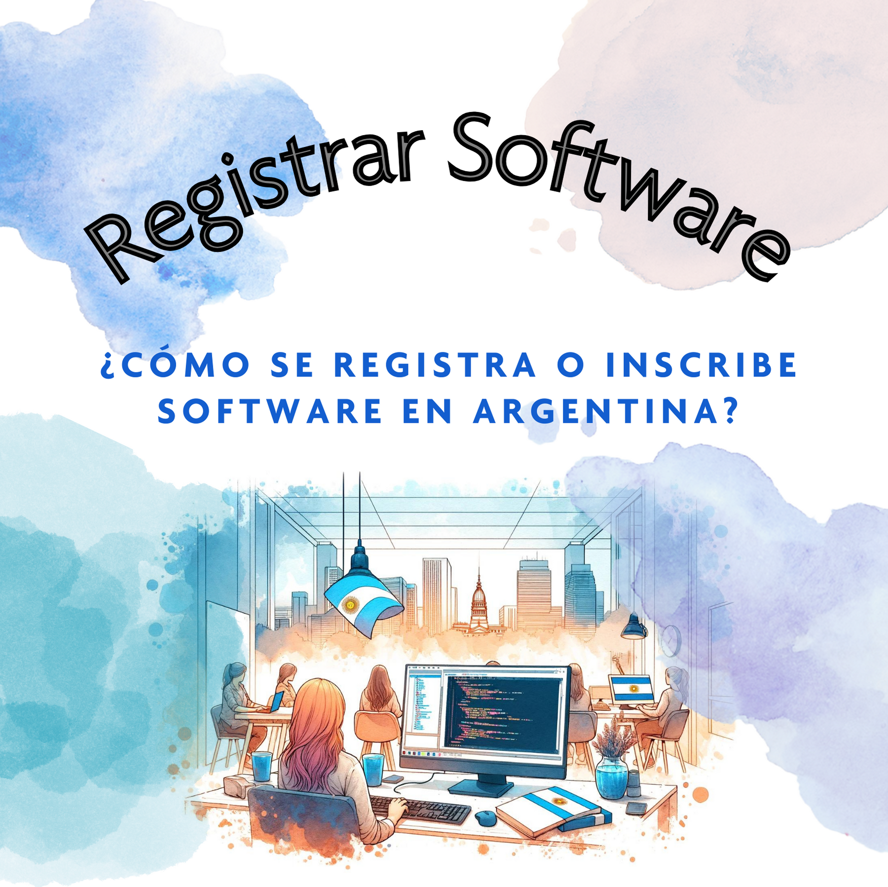 ¿Como se registra o inscribe software en Argentina?